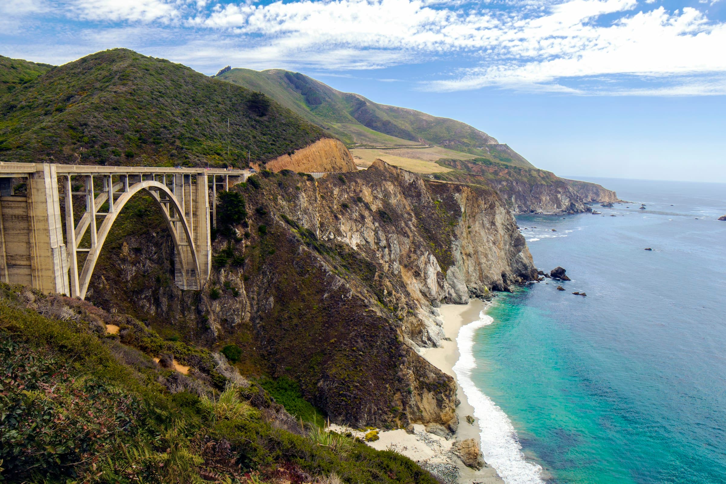 Bixby Creek Bridge on the Big Sur coast of California